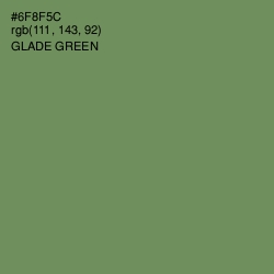 #6F8F5C - Glade Green Color Image