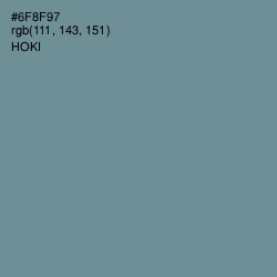 #6F8F97 - Hoki Color Image