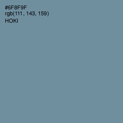 #6F8F9F - Hoki Color Image