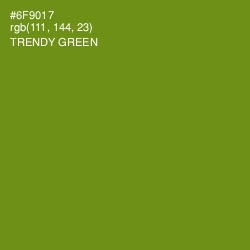 #6F9017 - Trendy Green Color Image