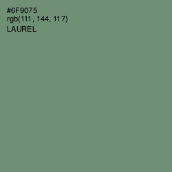 #6F9075 - Laurel Color Image