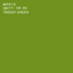 #6F911E - Trendy Green Color Image