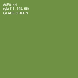 #6F9144 - Glade Green Color Image