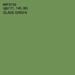 #6F9156 - Glade Green Color Image