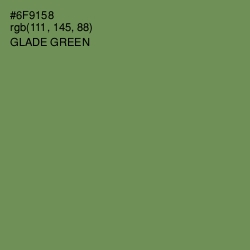 #6F9158 - Glade Green Color Image