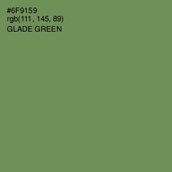 #6F9159 - Glade Green Color Image