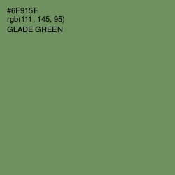 #6F915F - Glade Green Color Image