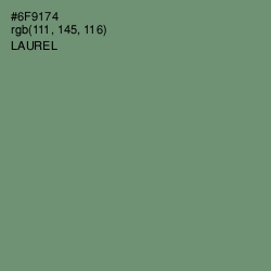 #6F9174 - Laurel Color Image