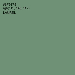 #6F9175 - Laurel Color Image