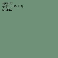 #6F9177 - Laurel Color Image