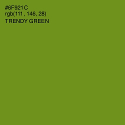 #6F921C - Trendy Green Color Image