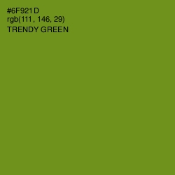 #6F921D - Trendy Green Color Image