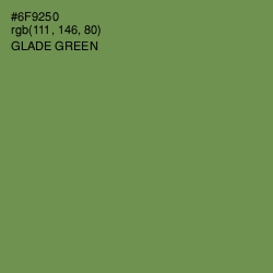 #6F9250 - Glade Green Color Image