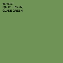 #6F9257 - Glade Green Color Image