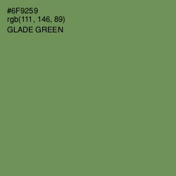 #6F9259 - Glade Green Color Image