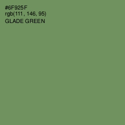 #6F925F - Glade Green Color Image