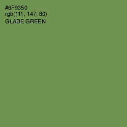 #6F9350 - Glade Green Color Image