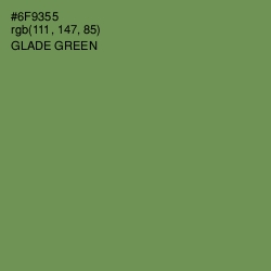 #6F9355 - Glade Green Color Image