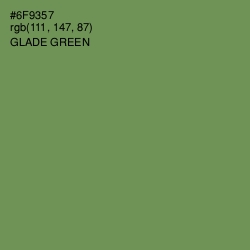 #6F9357 - Glade Green Color Image