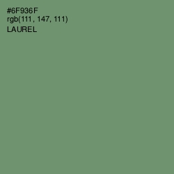 #6F936F - Laurel Color Image