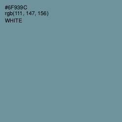 #6F939C - Juniper Color Image