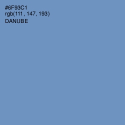 #6F93C1 - Danube Color Image