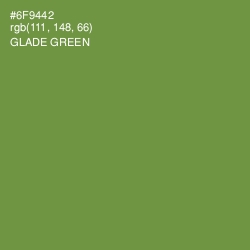 #6F9442 - Glade Green Color Image