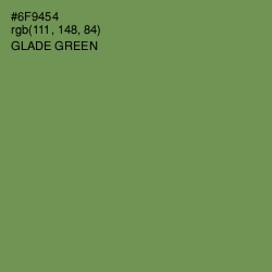 #6F9454 - Glade Green Color Image