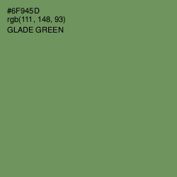 #6F945D - Glade Green Color Image