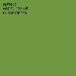 #6F9640 - Glade Green Color Image