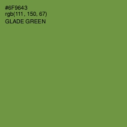 #6F9643 - Glade Green Color Image