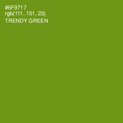 #6F9717 - Trendy Green Color Image