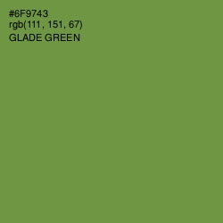 #6F9743 - Glade Green Color Image