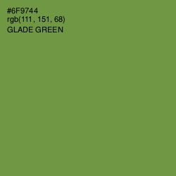 #6F9744 - Glade Green Color Image