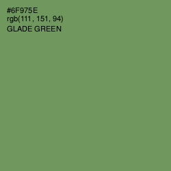 #6F975E - Glade Green Color Image