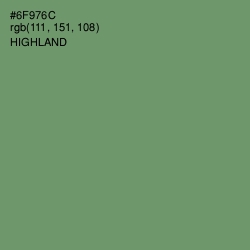 #6F976C - Highland Color Image