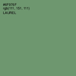 #6F976F - Laurel Color Image
