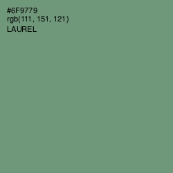 #6F9779 - Laurel Color Image