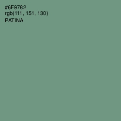 #6F9782 - Patina Color Image