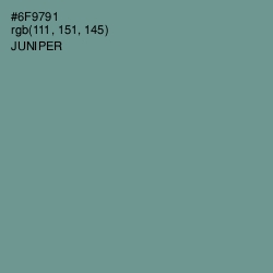 #6F9791 - Juniper Color Image