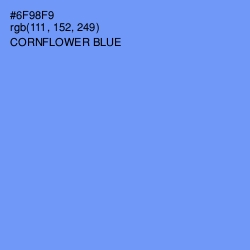 #6F98F9 - Cornflower Blue Color Image