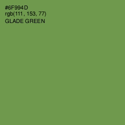 #6F994D - Glade Green Color Image