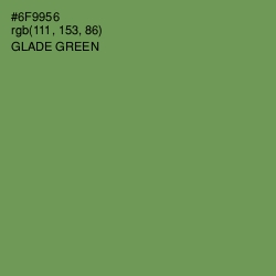 #6F9956 - Glade Green Color Image