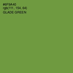 #6F9A40 - Glade Green Color Image