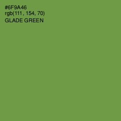 #6F9A46 - Glade Green Color Image