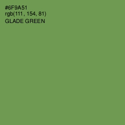 #6F9A51 - Glade Green Color Image
