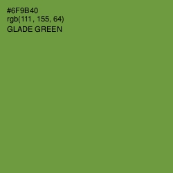 #6F9B40 - Glade Green Color Image