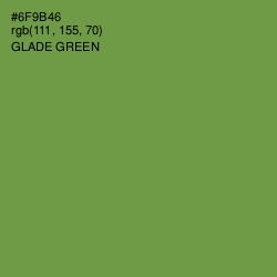 #6F9B46 - Glade Green Color Image