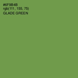#6F9B4B - Glade Green Color Image