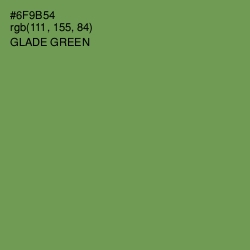 #6F9B54 - Glade Green Color Image